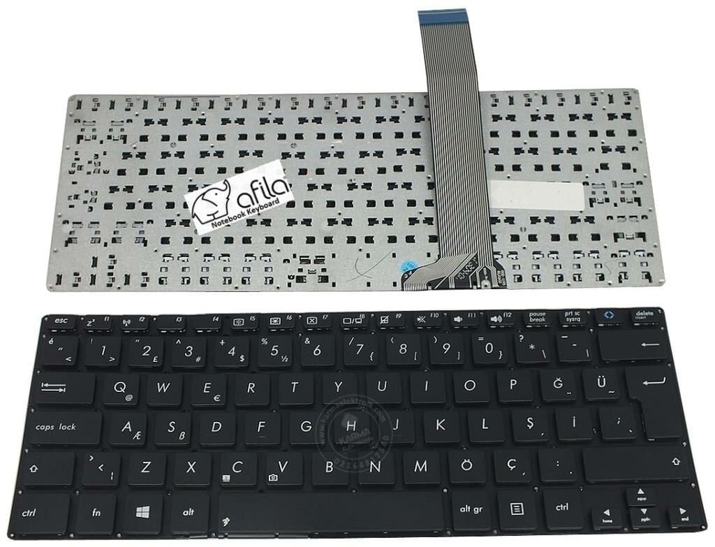 Asus MP-11N53US-5281W, 0KN0-P51US12 Notebook Klavyesi Siyah TR