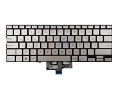 Asus UX433F, UX433Fa, UX433Fn Notebook Klavye Silver TR Işıklı
