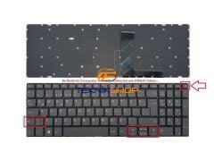 Lenovo ideaPad IP320-15IAP, IP320-15IKB Klavye (Füme TR) / Power Tuşlu