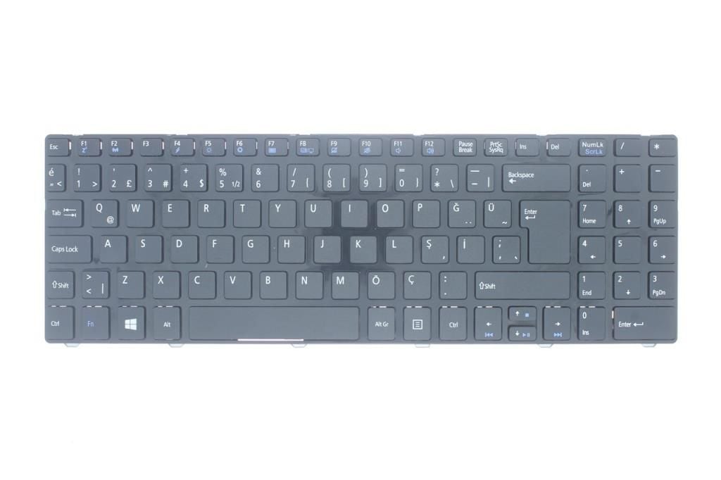Casper Nirvana A15 A15A A15FB Notebook Klavyesi (Siyah TR)