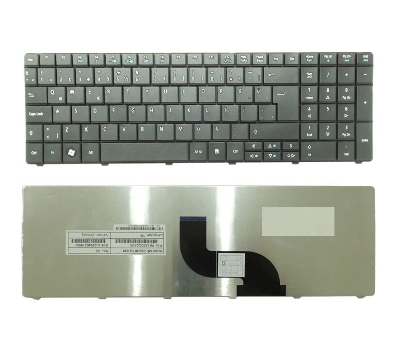 Acer Aspire E1-531-4694 E1-531-4836 E1-531-4850 Klavyesi - Siyah - TR