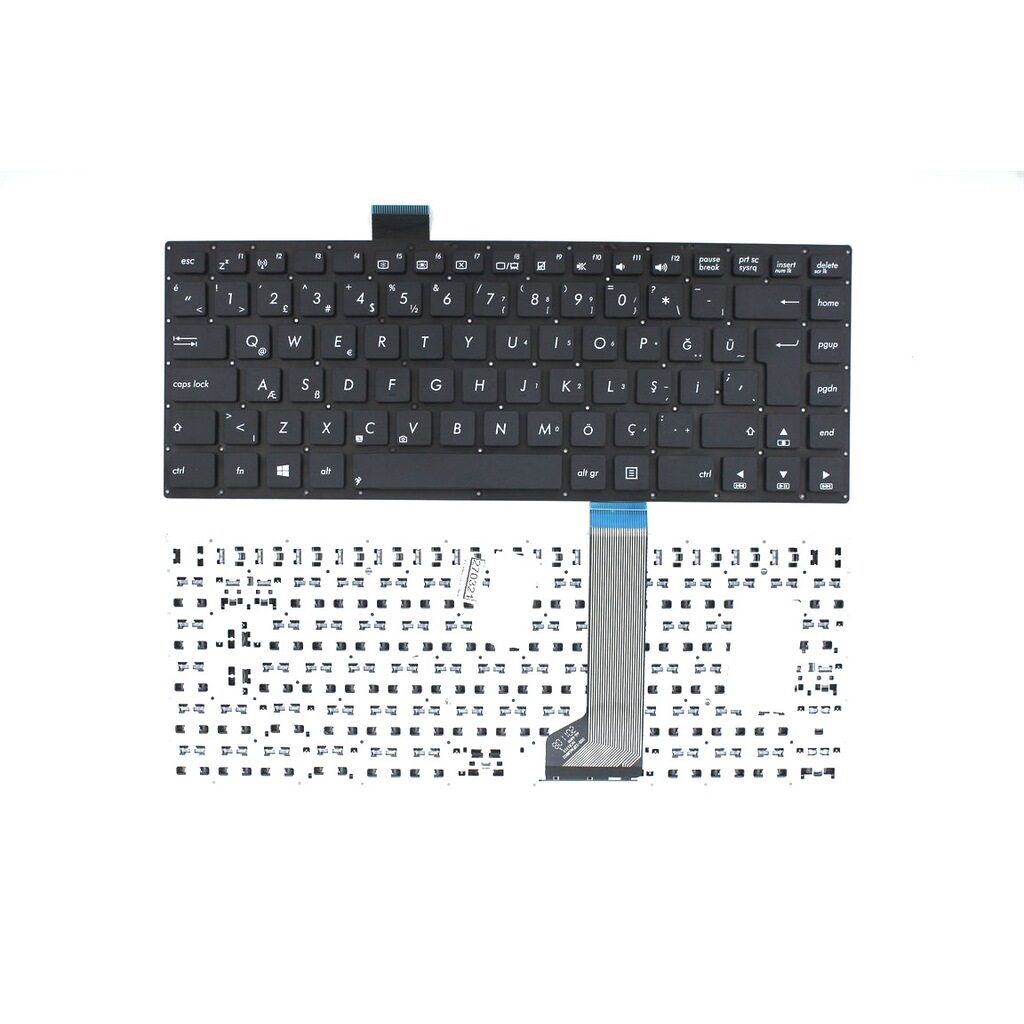 Asus E402M Notebook Klavye - Tuş Takımı / Siyah - TR - Muadil