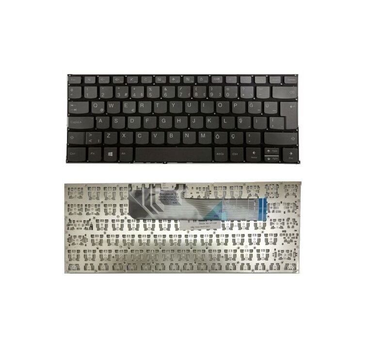 Lenovo ideaPad C340-14IWL (81N4) Klavyesi (Siyah TR) / IŞIKLI
