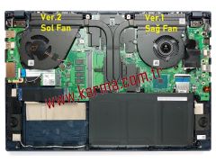 Asus VivoBook 15 X571GT-BQ103A18 Notebook uyumlu CPU, GPU Fanı Takım (Sağ-Sol SET)