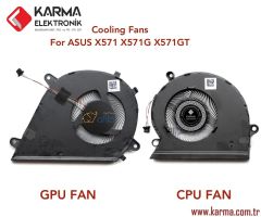 ASUS Mars15 VX60 VX60GT Notebook uyumlu CPU, GPU Fanı Takım (Sağ-Sol SET)