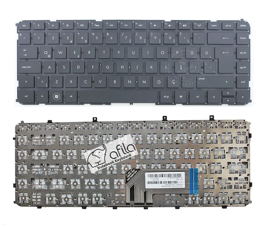 Hp Envy 4-1290et, 4-1290st Notebook Klavye (Siyah TR)