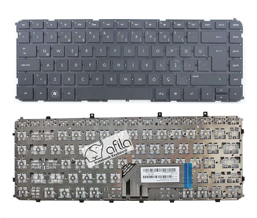 Hp Envy 6t-1000, 6t-1100, 6t-1200 Notebook Klavye (Siyah TR)