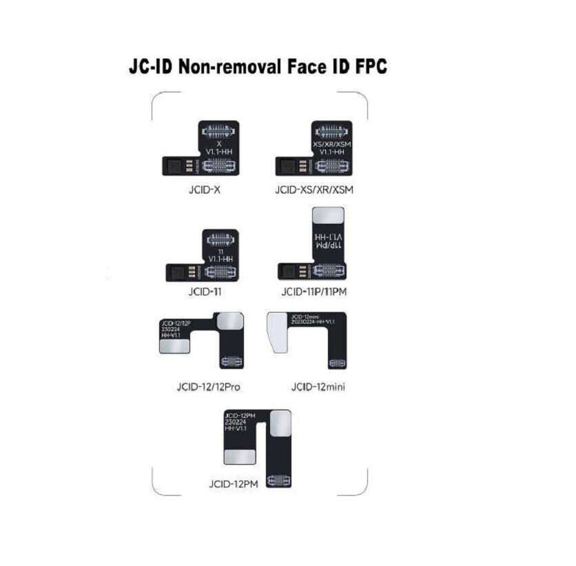 JCID İphone 11 Pro, 11 Pro Max Face ID Non-Removal Repair FPC Flex (iphone11PM)