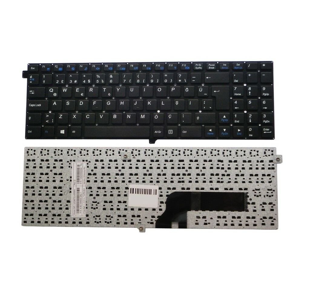 MP-12C96TQ-430W MP-12C96TQ-4305W Notebook Klavyesi - Siyah - TR