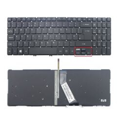 Acer Aspire V5-572 V5-572PG Notebook Klavye - TR ışıklı