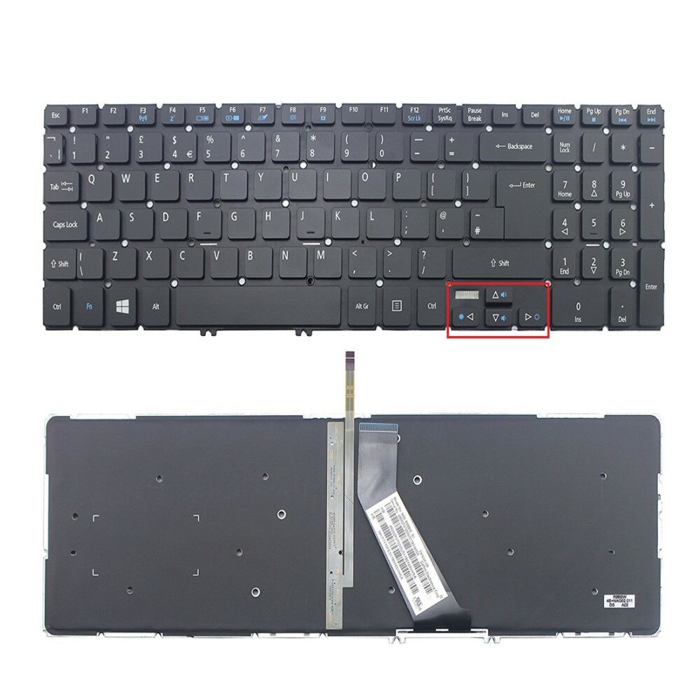 Acer Aspire V5-573G-9491 V5-573-6438 Notebook Klavye - TR ışıklı