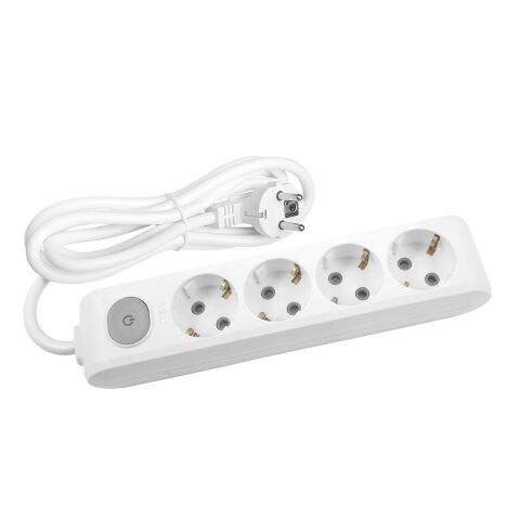 MULTİ-LET DÖRTLÜ PRİZ ANAHTARLI 1 MT KABLOLU