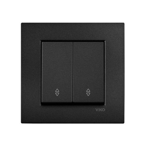 Viko Artline Novella Siyah Komütatör Vavien Çerçeveli - 92605517