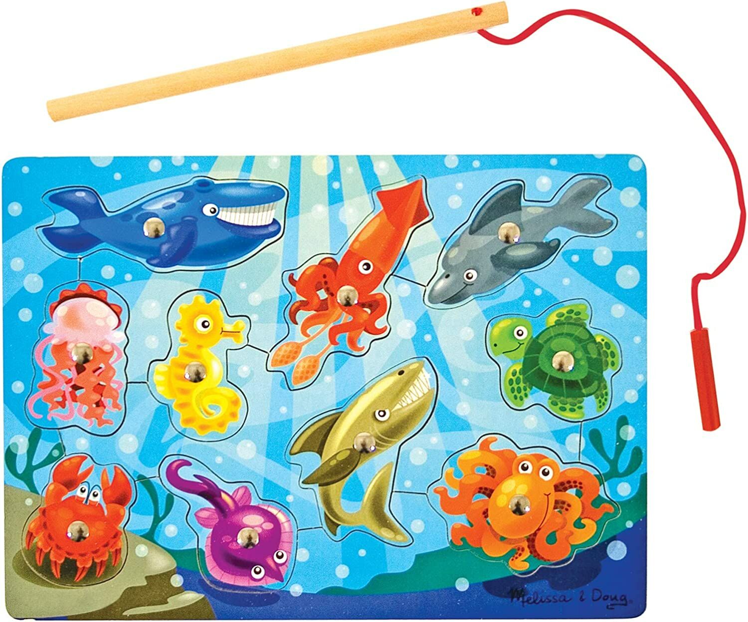 Melissa&doug Ahşap Mıknatıslı Balık Tutma /