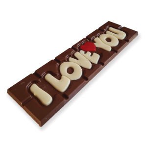 I Love You Yazılı Sevgiliye Hediye Çikolata