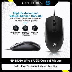 HP M260 1200 Dpi Kablolu Mouse