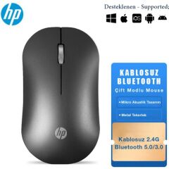 HP DM10 2.4 Ghz Wireless Bluetooth Kablosuz Sessiz Mouse