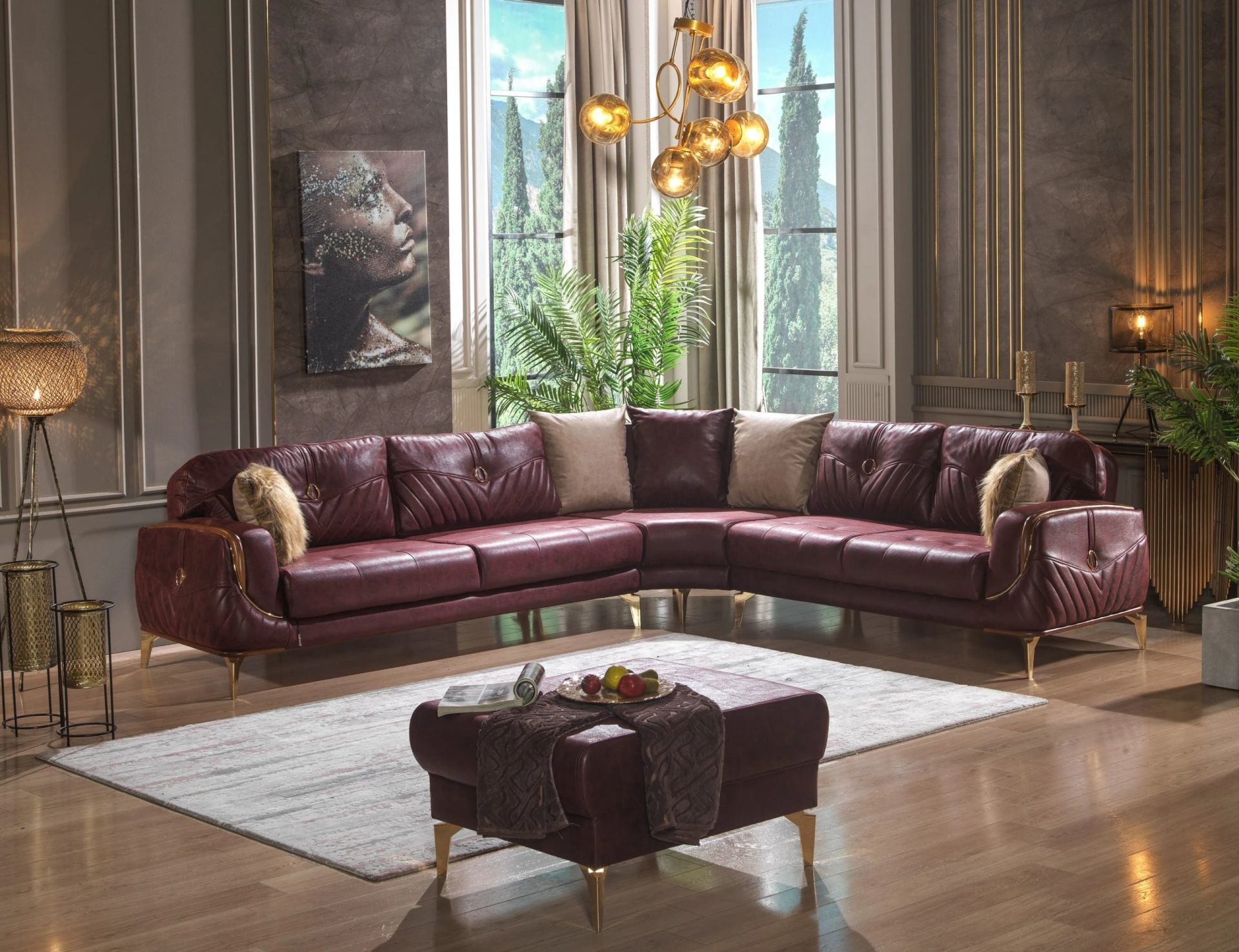 Monaco Tabureli Açılır Köşe