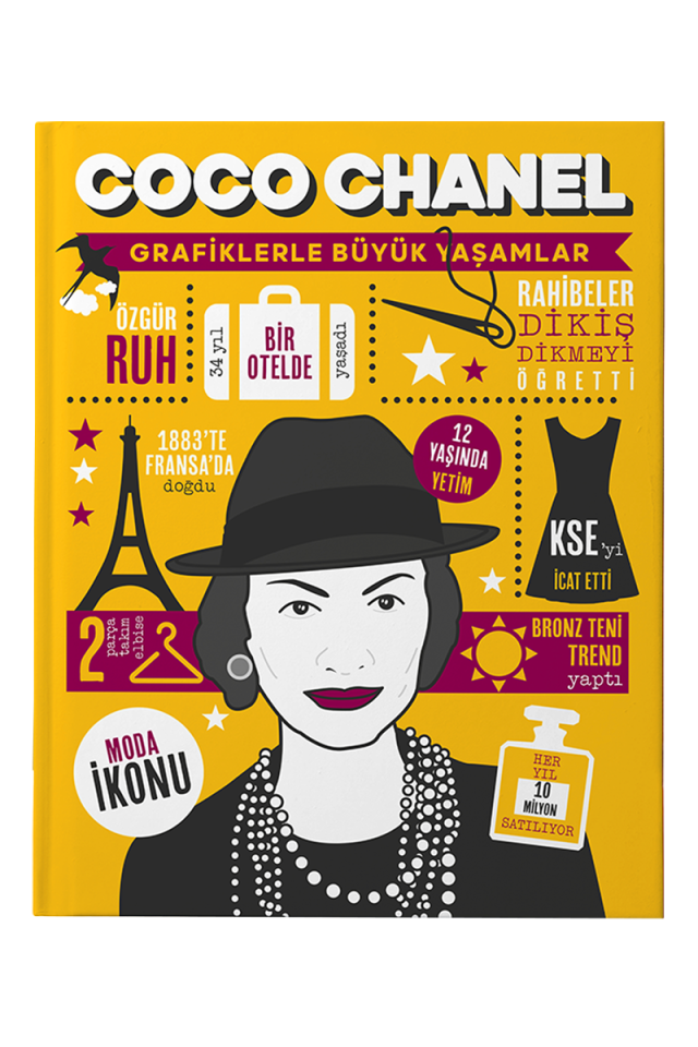 Coco Chanel - Grafiklerle Büyük Yaşamlar