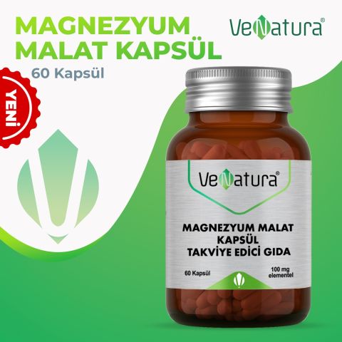 Venatura Magnezyum Malat 60 Kapsül