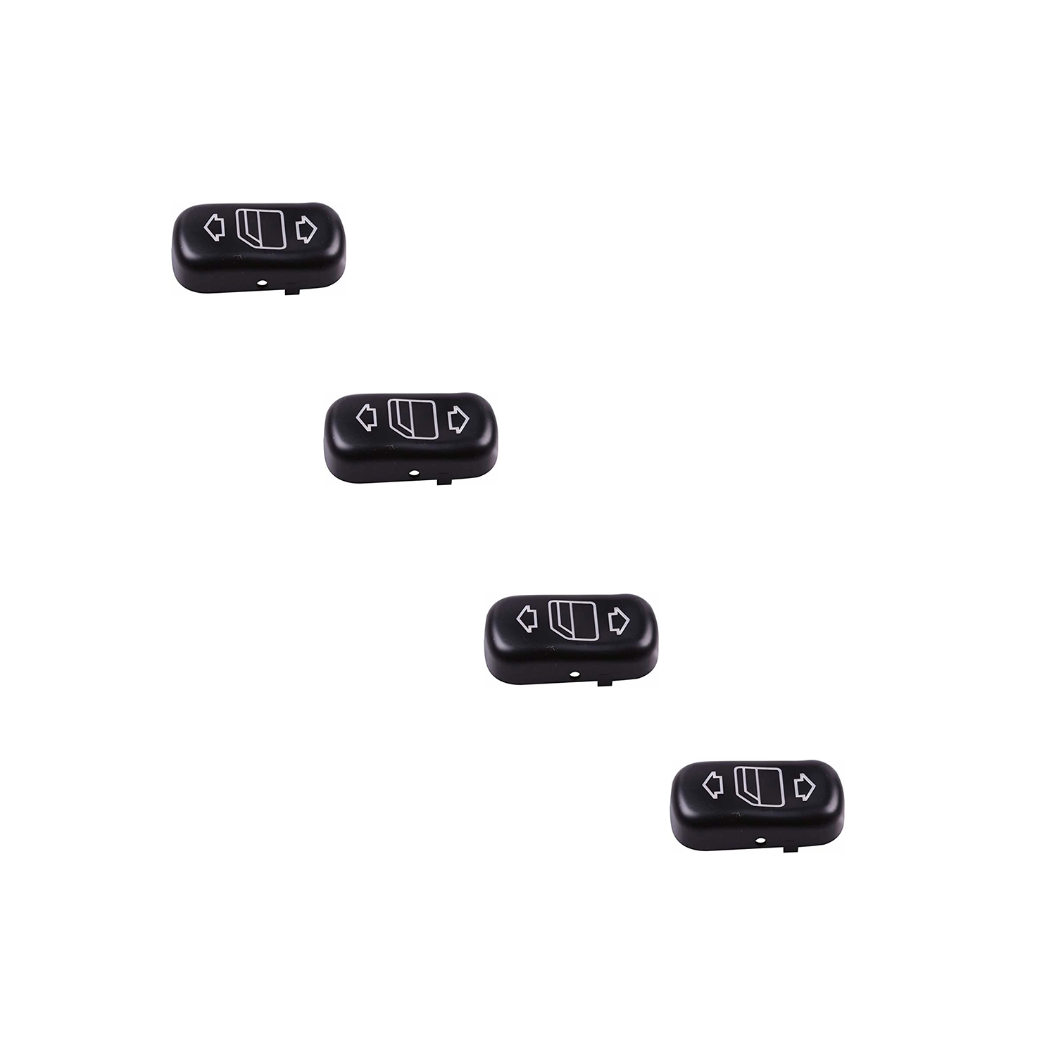4 Adet Mercedes C Class W202 1994-2000 için Cam Düğmesi Kapağı