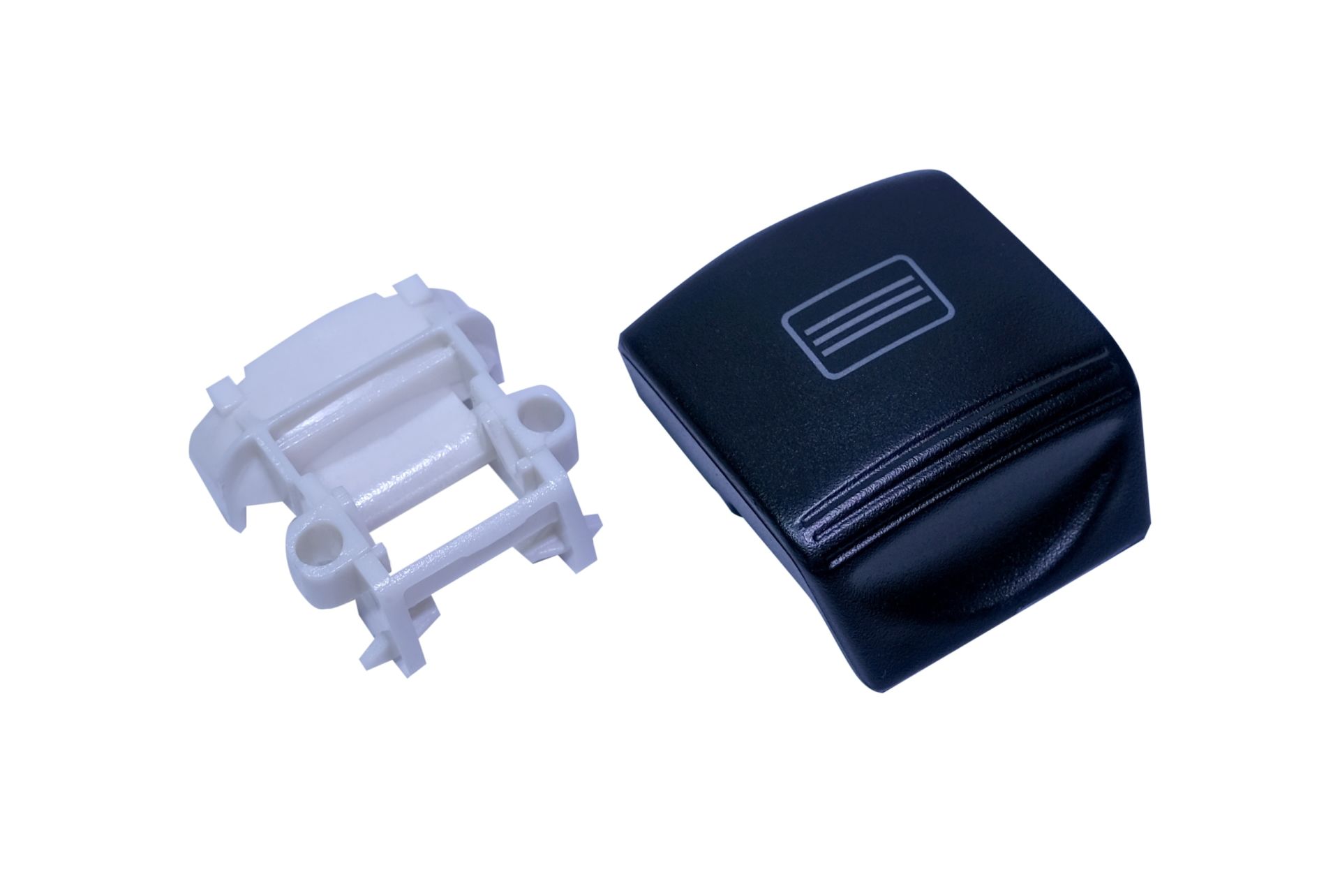 Mercedes W204 W218 W212 için Sunroof Açma Siyah Düğme Kapağı