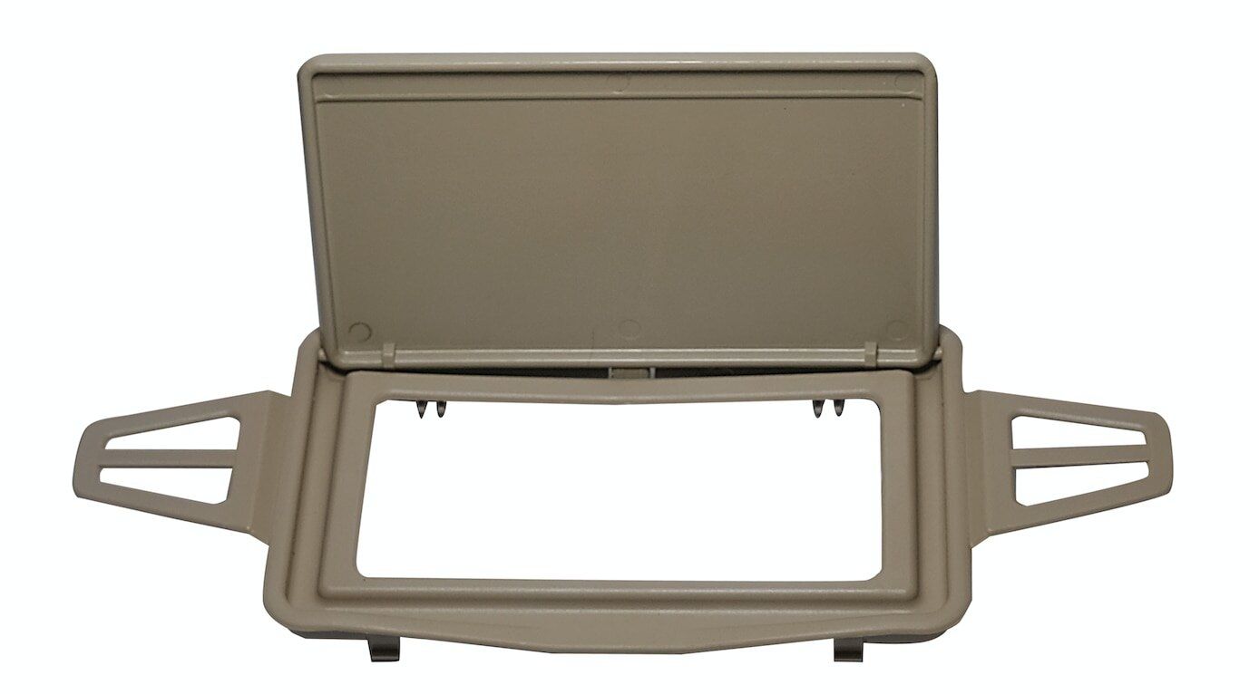 Sun Visor Mirror Cover Dark Beige for Mercedes E Class W211 2003-2009
