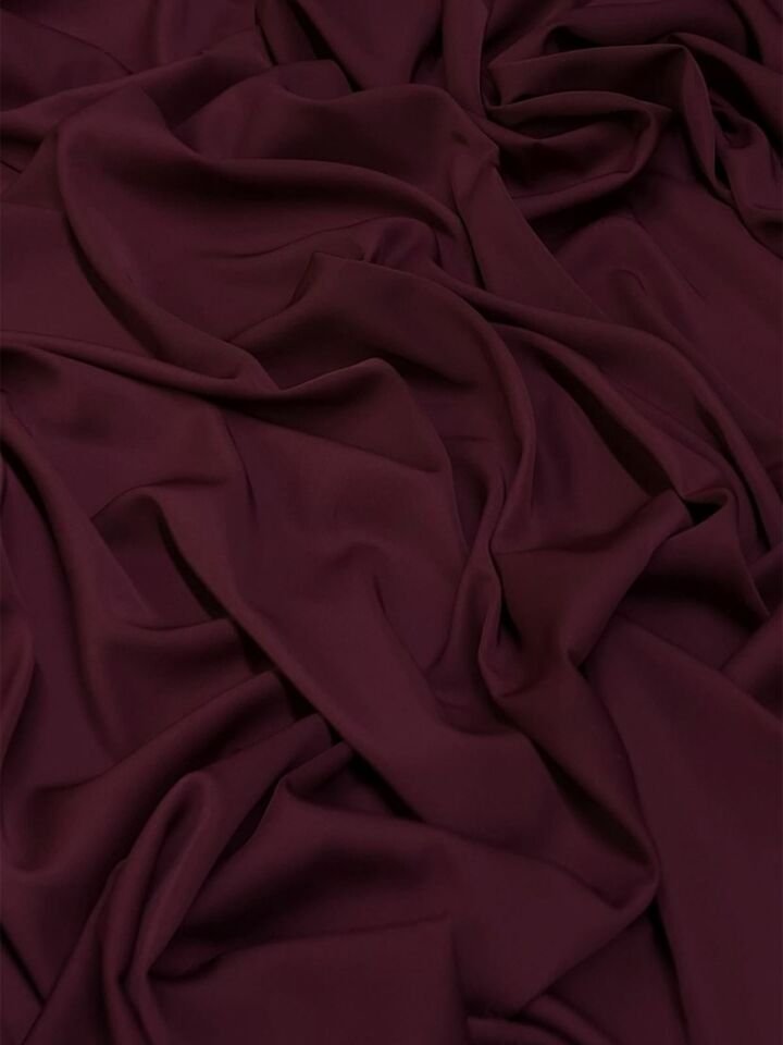 Soft Lycra Saten 1 Metre Bordo Kumaş (col-32)