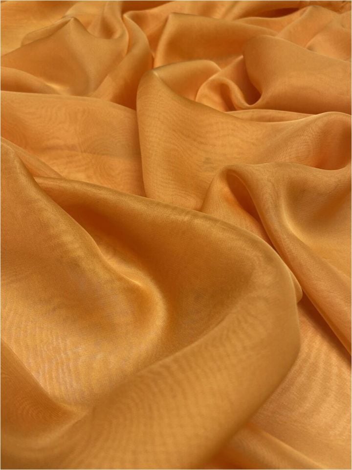 Silky Touche İpeksi Şifon 1 Metre Orange Kumaş (col-026)