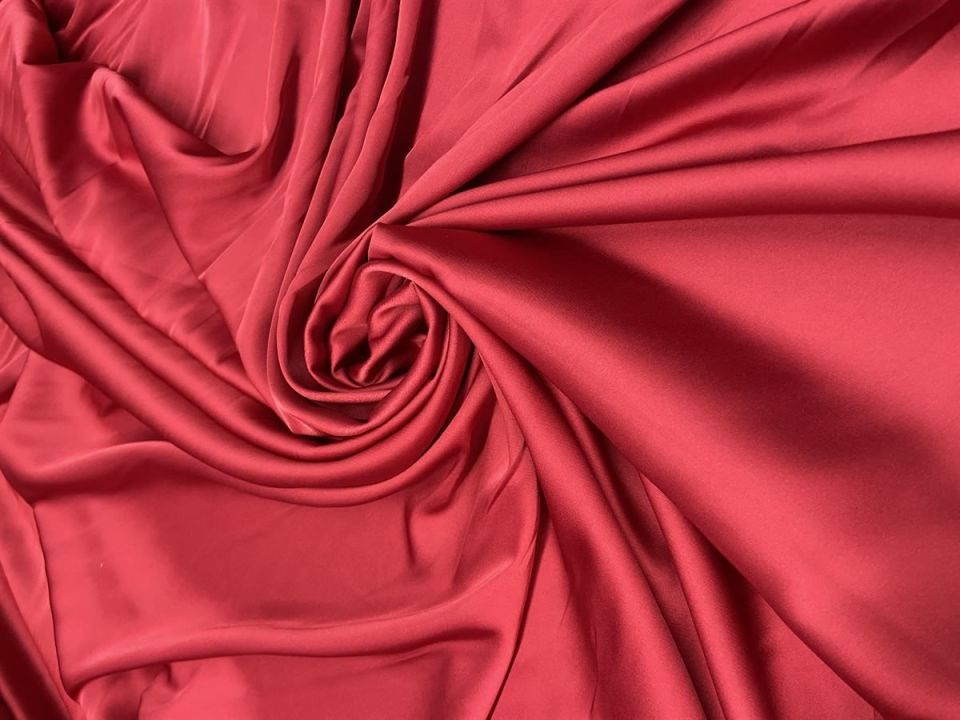 Soft Lycra Saten 1 Metre Kırmızı Kumaş (col-07)