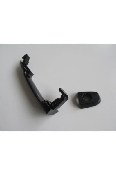 Toyota Yaris 06/11 Ön Kapı Dış Açma Kolu Sol Siyah (Boyanır Tip) Şifre Delikli (Hushan)