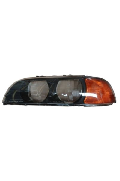 Bmw 5 Seri E39 96/00 Far Camı Sol Sarı Sinyalli (Famella)