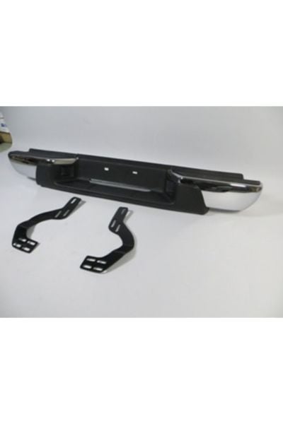 Isuzu D Max Pick Up 07/12 Arka Tampon Nikelajlı (Plaka 52cm) Üstü Plastikli Bağlan.ayakları İle