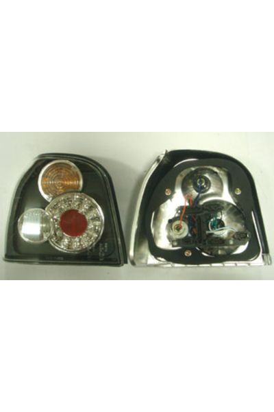 Volkswagen Golf 3 92/98 Modifiye Stop Lambası Sağ/sol Set 2 Parça Ledli Siyah (Tyc)