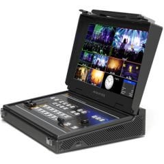 AVMATRIX PORTABLE 6-CH SDI/HDMI MULTI FORMAT STREAMING SWITCHER WITH 13,3'' DISPLAY