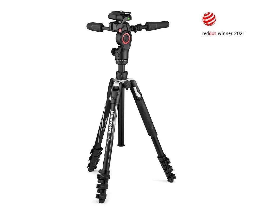 Manfrotto MKBFRLA4BK-3W Befree 3 Yönlü Başlık Live Advanced Alüminyum Tripod Kiti