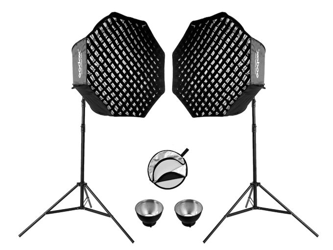 Godox SL60II D 60W Beyaz LED Video Işığı 2'li Kit