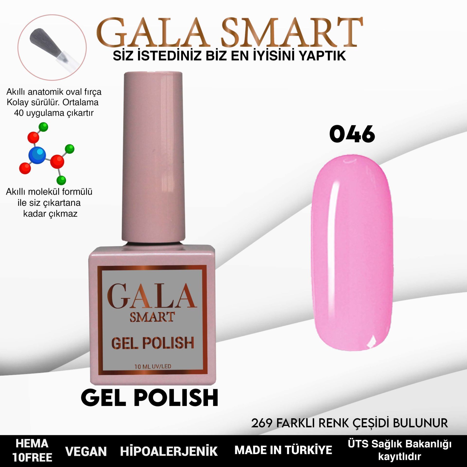 GALA CLASSİC KALICI OJE 10 mle 46