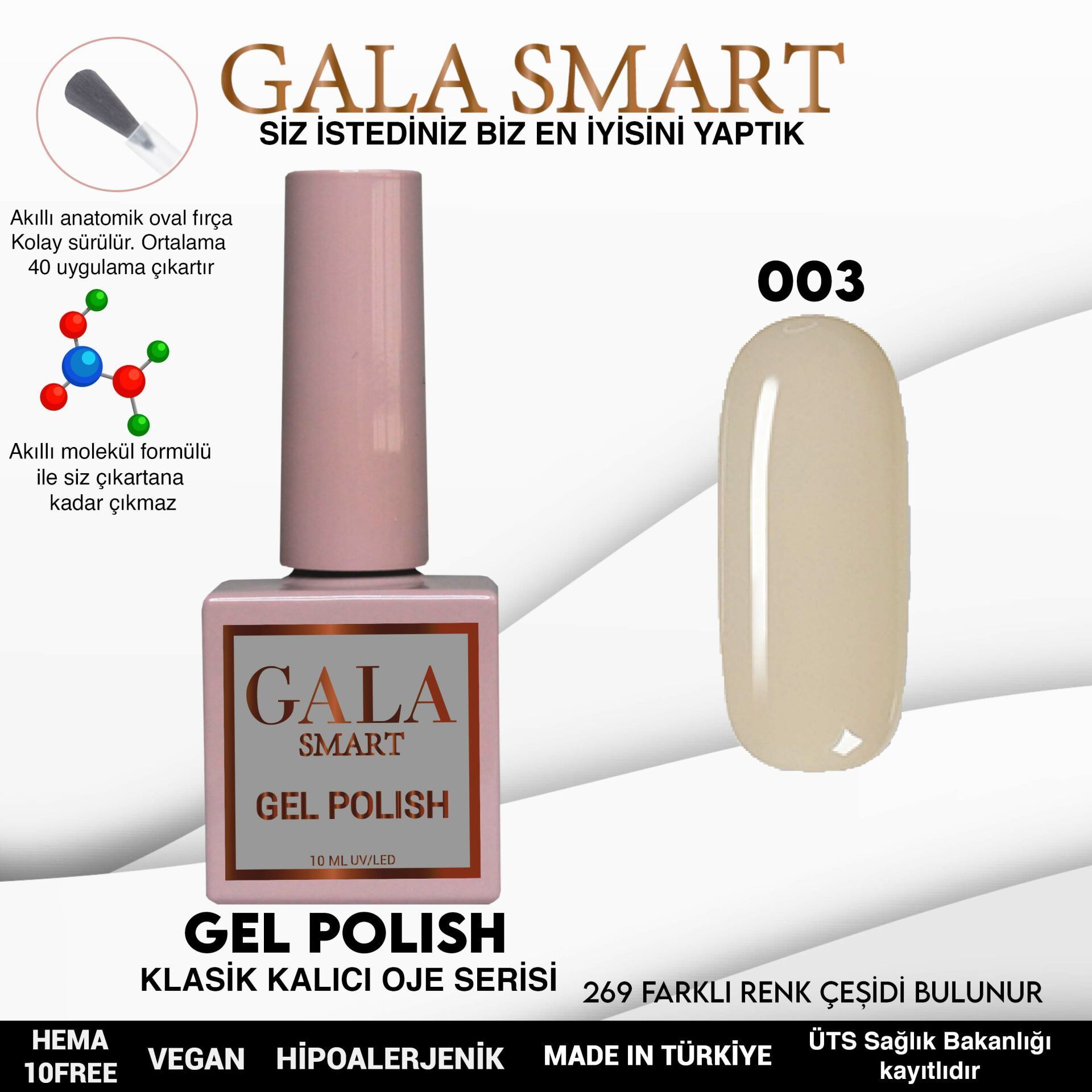 GALA CLASSİC KALICI OJE 10 mle 3