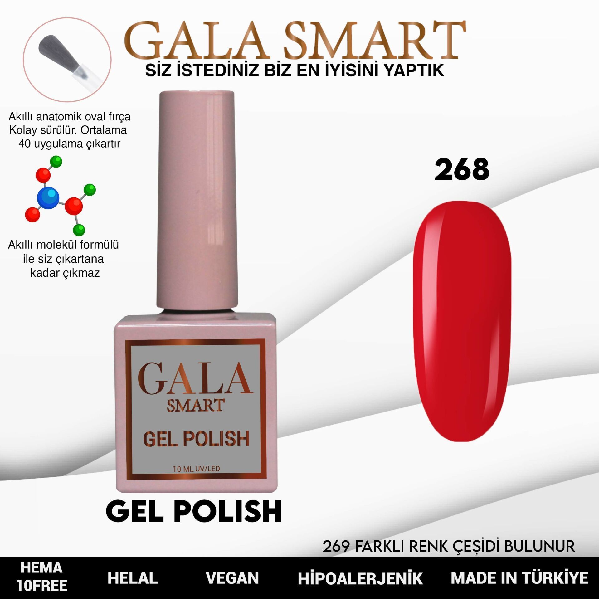 GALA CLASSİC KALICI OJE 10 mle 268