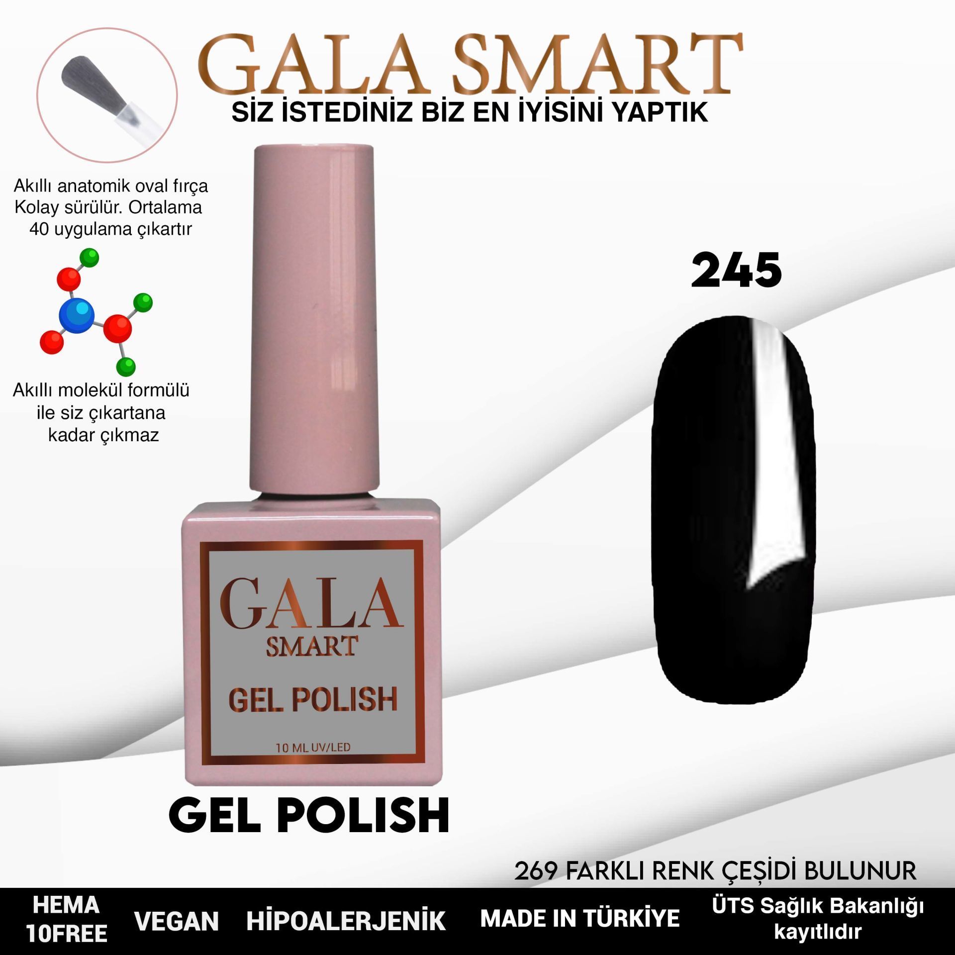 GALA CLASSİC KALICI OJE 10 mle 245