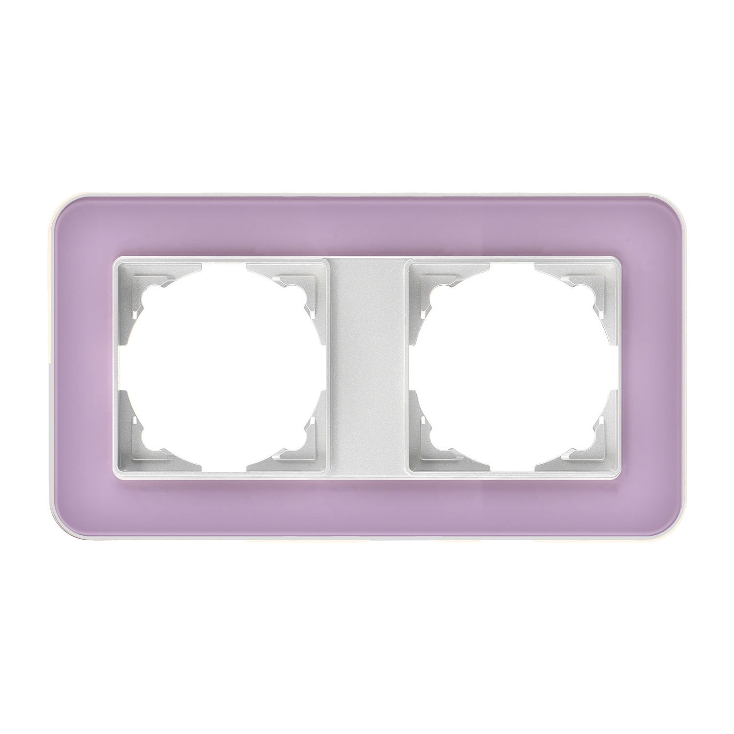 Günsan Radius Elements İkili Çerçeve Gümüş / Pastel Violet