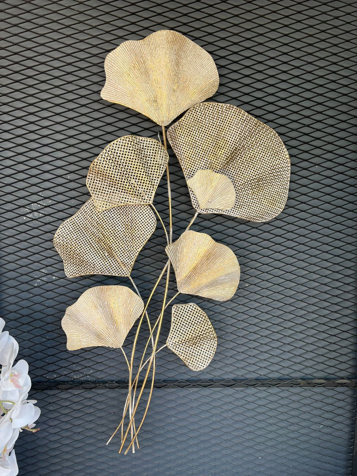 Gold Detaylı Metal Tablo