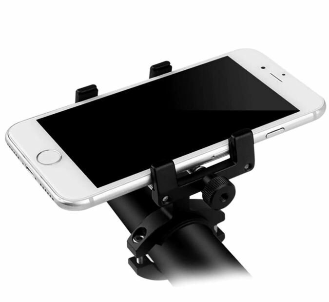 AYD Alüminyum Bisiklet Motosiklet Gidon Telefon Tutucu Siyah