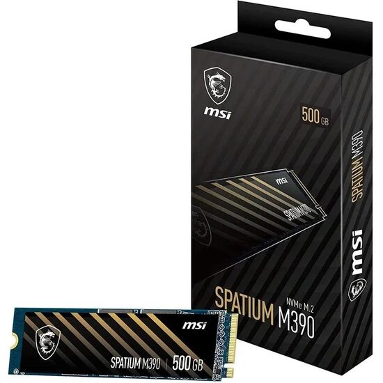 Msı SSD Spatıum M390 Nvme M.2 500GB R:3300 W:2300