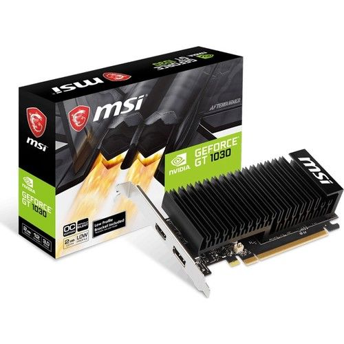 MSI VGA GeForce GT 1030 2GHD4 LP OC GT1030 2GB DDR4 64b DX12 PCIE 3.0 x16 (1xHDMI 1xDP)