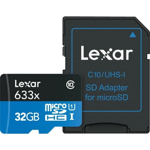 Lexar 32GB 633x MicroSDHC Hafıza Kartı