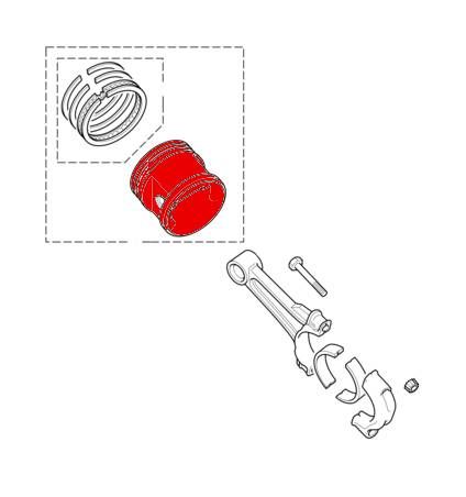 Range Rover Classic 3.9 Piston Segman ERR2692