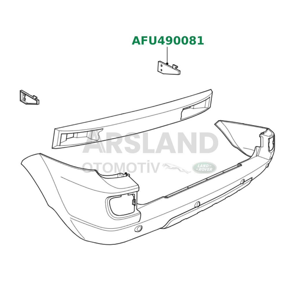 Arka Tampon Sağ Bağlantı Braketi | Freelander AFU490081