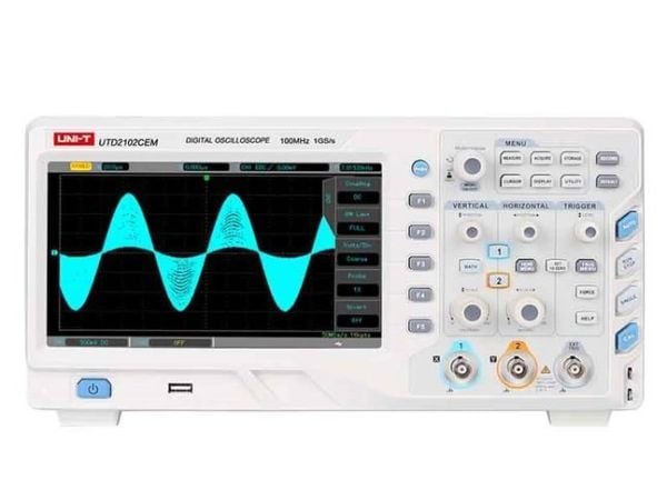 Unit UTD2102CEM 2 Kanal 100Mhz Dijital Osiloskop